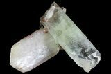 Zoned Apophyllite Crystals With Stilbite - India #72080-1